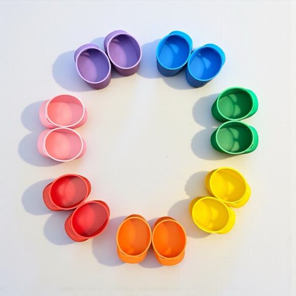 Replacement Shoes 16” Cabbage Patch 3D Printed Set Of 7 Pairs Rainbow Colors - Picture 2 of 4